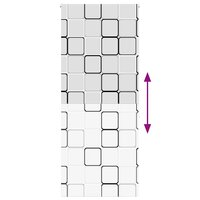 Doucherolgordijn 110x240 cm stofbreedte 106 cm 5
