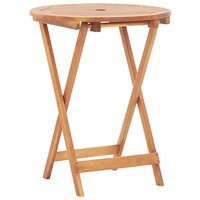 3-delige Bistroset polypropeen en massief hout beige 5