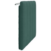 Hoofdbordkussen 100 cm fluweel donkergroen 6