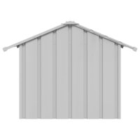 Hondenhok met dak 85x107x81 cm gegalvaniseerd staal 4