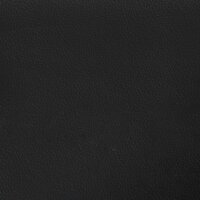 Chaise longue met kussens kunstleer zwart 7