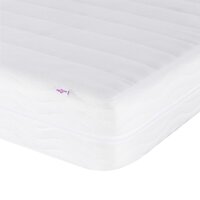 Bed met matras fluweel lichtgrijs 90x190 cm 7