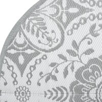 Buitenkleed ARAKIL &Oslash; 120 cm polypropeen lichtgrijs 4