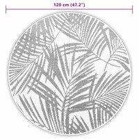 Buitenkleed ARAKIL &Oslash;120 cm polypropeen groen 6