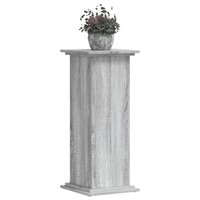Plantenstandaard 33x33x80 cm bewerkt hout grijs sonoma eiken 3