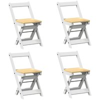 5-delige Eethoek Corona inklapbaar grenenhout wit 5