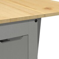 5-delige Eethoek Corona inklapbaar grenenhout grijs 9