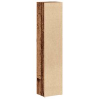 Cd-kasten 2 st 21x16x93,5 bewerkt hout oud houtkleurig 7