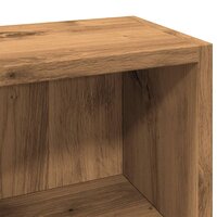 CD-kasten 2 st 21x16x93,5 bewerkt hout artisanaal eikenkleur 8
