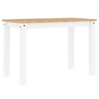 Eettafel Panama 117x60x75 cm massief grenenhout wit 6