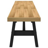 Eetbank NOAIN A-vormige poten 180x40x45 cm massief hout 4