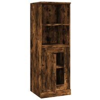 Hoge kast 36x35,5x103,5 cm bewerkt hout gerookt eikenkleurig 8