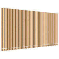 Vervangingsdoek voor luifel gestreept 6x3 m meerkleurig 2