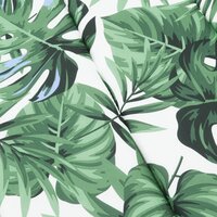 Ligbedkussen bladpatroon oxford stof 7