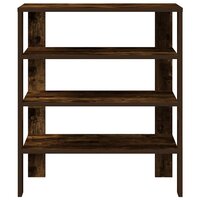 Schoenenrek 61x32x70 cm bewerkt hout gerookt eikenkleurig 4