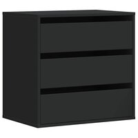 Ladekast 60x41x58 cm bewerkt hout zwart 2