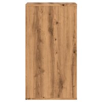 Ladekast 40x41x76 cm bewerkt hout artisanaal eikenkleurig 6