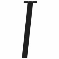 Salontafelpoten 4 st 30 cm staal zwart 4