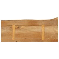 Tafelblad met natuurlijke rand 70x20x3,8 cm massief mangohout 5