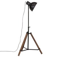 Vloerlamp 25 W E27 75x75x90-150 cm zwart 4