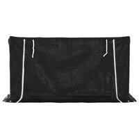 Haardhoutrek met regenhoes 200,5x60,5x110,5 cm staal 4