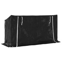 Haardhoutrek met regenhoes 200,5x60,5x110,5 cm staal 5