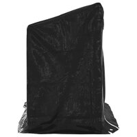 Haardhoutrek met regenhoes 200,5x60,5x110,5 cm staal 7