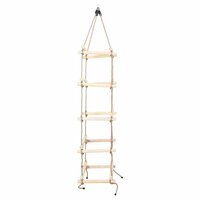 Touwladder 200 cm hout  3