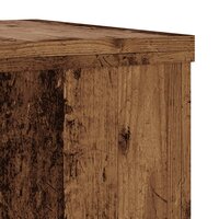 Plantenstandaards 2 st 25x25x35 cm bewerkt hout oud houtkleurig 8