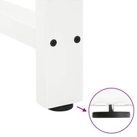 Salontafelpoten 2 st 30x(30-31) cm staal wit 9