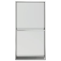 Douchenis 32x62x9 cm roestvrijstaal geborsteld zilverkleurig 4