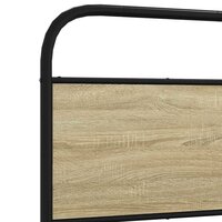 Bedframe zonder matras bewerkt hout sonoma eikenkleur 80x200 cm 8