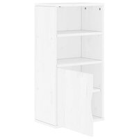 Bijzetkast ODDA 40x24x79 cm massief grenenhout wit 5