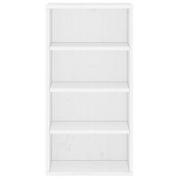 Bijzetkast ODDA 40x24x79 cm massief grenenhout wit 5