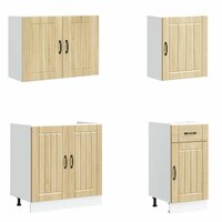 7-delige Keukenkastenset Lucca bewerkt hout sonoma eikenkleur 4