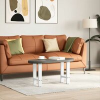 Salontafelpoten 2 st 28x(42-43) cm staal wit 2