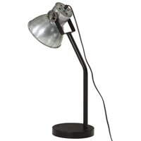 Bureaulamp 25 W E27 17x17x60 cm vintage zilverkleurig 5