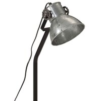 Bureaulamp 25 W E27 17x17x60 cm vintage zilverkleurig 8