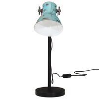 Bureaulamp 25 W E27 17x17x60 cm verweerd blauw 3
