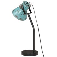 Bureaulamp 25 W E27 17x17x60 cm verweerd blauw 5