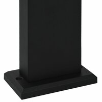 Vloerlampen voor buiten 3 st 80 cm gegoten aluminium zwart 7