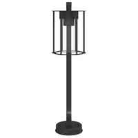 Vloerlamp voor buiten 3 st 60 cm roestvrij staal zwart 4