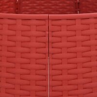 Kerstboomrok &Oslash;56x23 cm kunststof rood 7