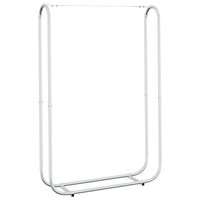 Haardhoutrek met regenhoes 100x25x150 cm gegalvaniseerd staal 5