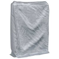 Haardhoutrek met regenhoes 100x25x150 cm gegalvaniseerd staal 8