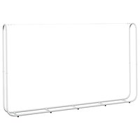 Haardhoutrek met regenhoes 250x25x150 cm gegalvaniseerd staal 6