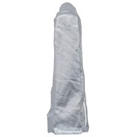 Haardhoutrek met regenhoes 250x25x150 cm gegalvaniseerd staal 7