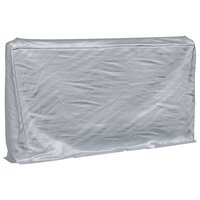 Haardhoutrek met regenhoes 250x25x150 cm gegalvaniseerd staal 8