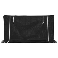 Haardhoutrek met regenhoes 200,5x41x110,5 cm staal 4