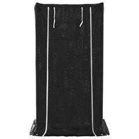 Haardhoutrek met regenhoes 100x80x200 cm gegalvaniseerd staal 4